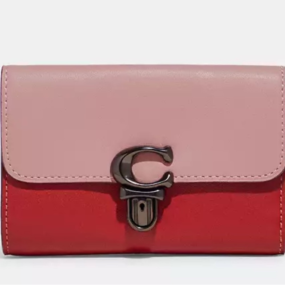 Coach Studio Meduim Wallet Colorblock